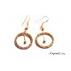 Boucles d'oreille Luciole