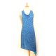 Robe "Béni Night" imprimée lagon