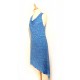 Robe "Béni Night" imprimée lagon