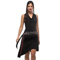38-1 robe Beni night black +ceinture Ming print manga black